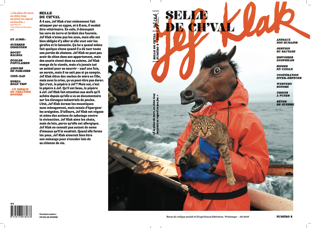 Cover of Jef Klak Magazine (France), 2016